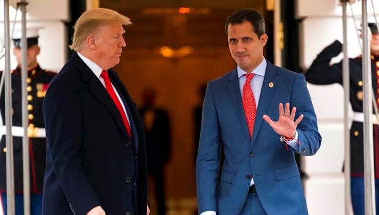 Trump ile Guaido, Beyaz Saray'da görüştü