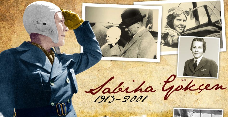 Türkiye'nin ve dünyanın ilk kadın savaş pilotu, Atatürk'ün manevi kızı Sabiha Gökçen'i, vefatının 20. yılında saygıyla anıyoruz.