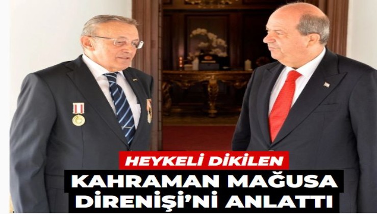 Heykeli dikilen kahraman Mağusa Direnişi’ni anlattı