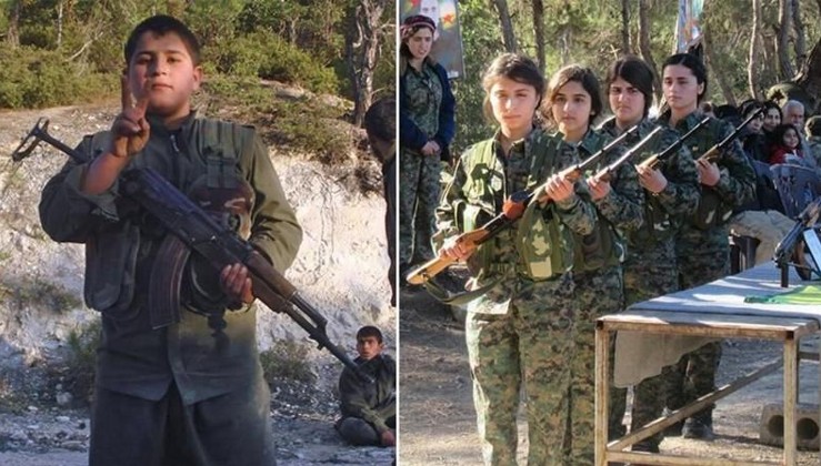 PKK çocukları terörist okulları cephane yaptı
