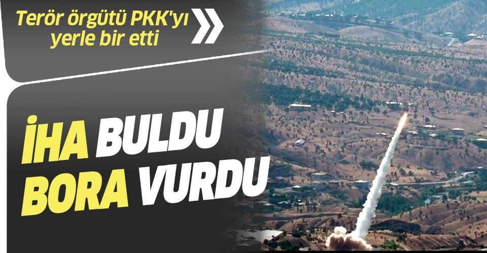 Hakkari Derecik'te operasyon! PKK hedefleri 'Bora' ile vuruluyor.