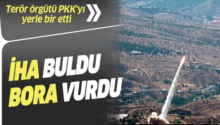 Hakkari Derecik'te operasyon! PKK hedefleri 'Bora' ile vuruluyor.