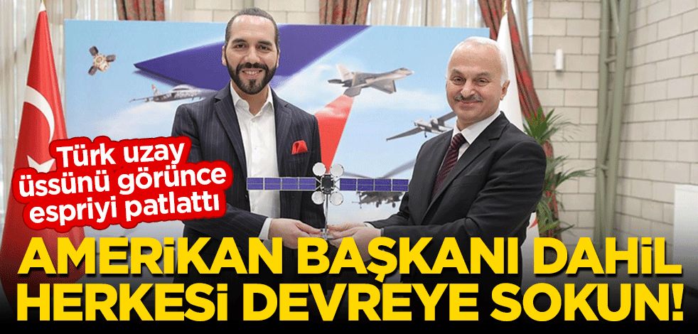 Türk uzay üssünü gören Nayib Bukele espriyi patlattı: Amerikan Başkanı dahil herkesi devreye sokun!