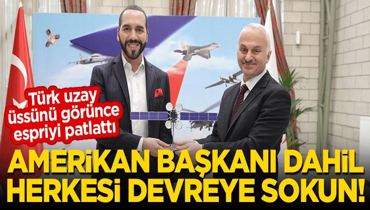 Türk uzay üssünü gören Nayib Bukele espriyi patlattı: Amerikan Başkanı dahil herkesi devreye sokun!