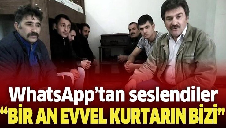 Gürcistan'da koronavirüs nedeniyle mahsur kalan 10 işçi WhatsApp'tan yardım istedi.