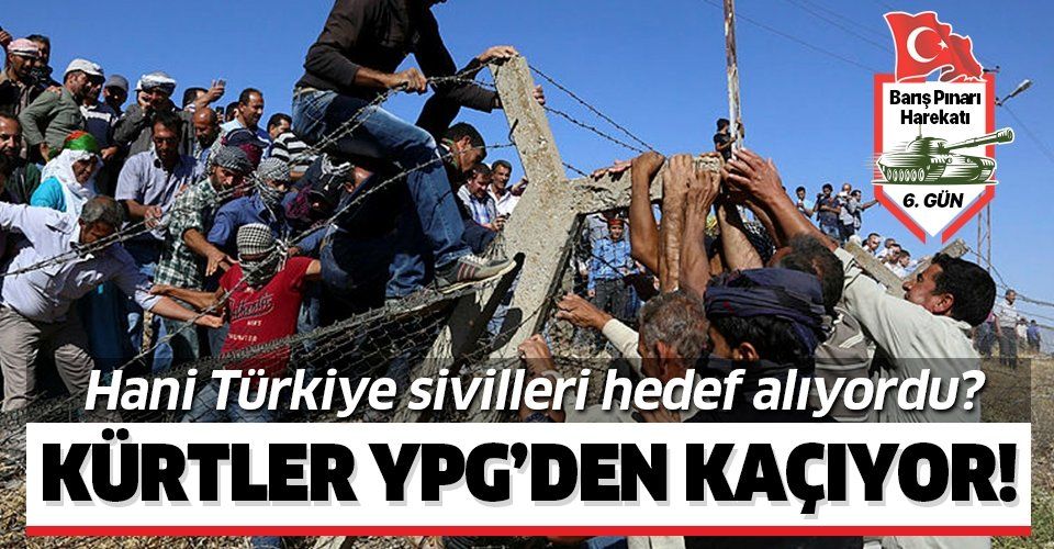 Suriye'deki Kürt halkı YPG'den kaçıyor!.