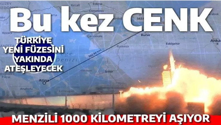 CENK füzesinin menzili 1000 kilometreyi aşar mı? Karadeniz'den ateşlenecek