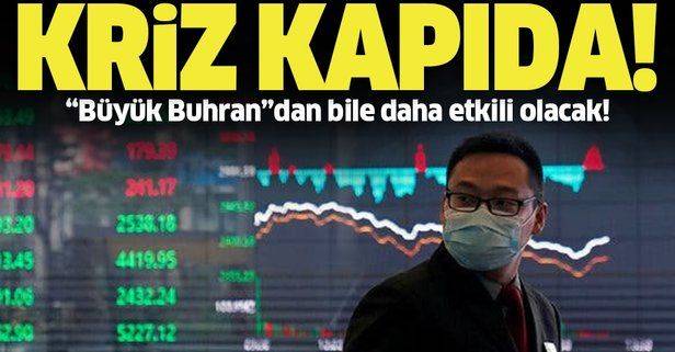 Koronavirüs dünya ekonomilerini sarsıyor! Büyük Buhran'dan bu yana ilk kez...