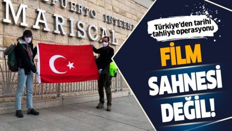 Türkiye'den tarihi tahliye operasyonu: Film sahnesi değil!