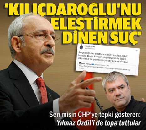 CHP'ye tepki gösteren Yılmaz Özdil'i topa tuttular: Kılıçdaroğlu'nu eleştirmek dinen suç ilan edildi