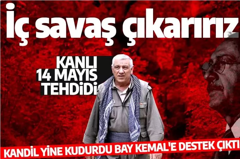 PKK'lı Cemil Bayık'tan seçim tehdidi: Kılıçdaroğlu seçilmezse iç savaş çıkarırız