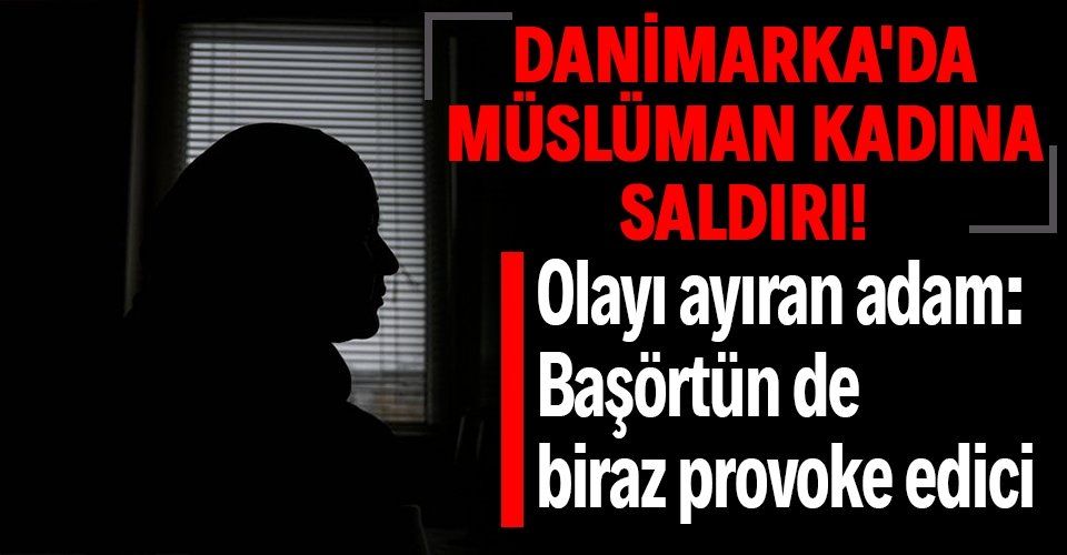 Danimarka'da yaşlı çift, Müslüman kadının başörtüsüne tükürüp küfretti: Başörtün de biraz provoke edici