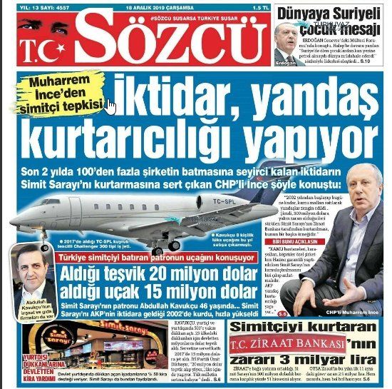 Erdoğan'dan Simit Sarayının Ziraat bankasınca alındığı iddiasına yalanlama: Bunu duyduğum anda....