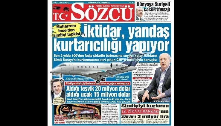 Erdoğan'dan Simit Sarayının Ziraat bankasınca alındığı iddiasına yalanlama: Bunu duyduğum anda....