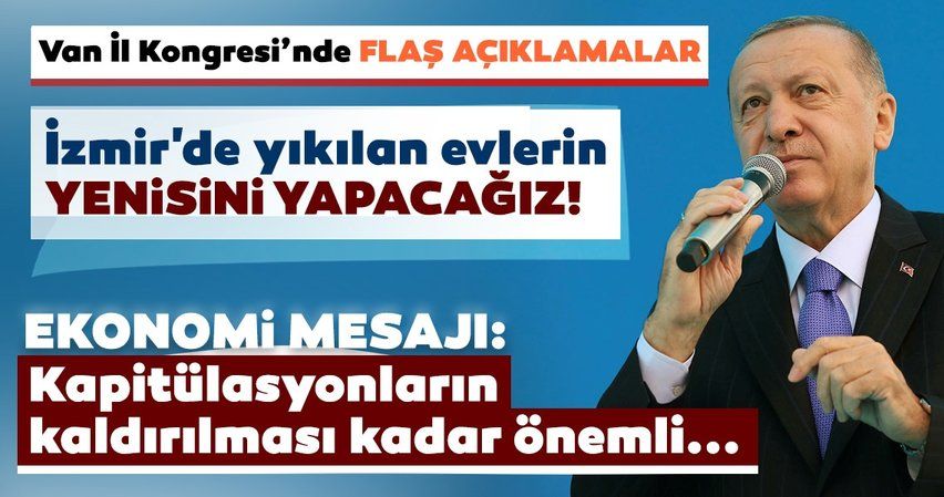 Cumhurbaşkanı Erdoğan: Yeni bir ekonomi savaşı veriyoruz