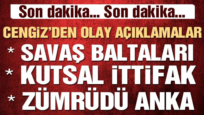 Mustafa Cengiz’den flaş Fatih Terim açıklaması: ‘Bize karşı ittifak kurdular’