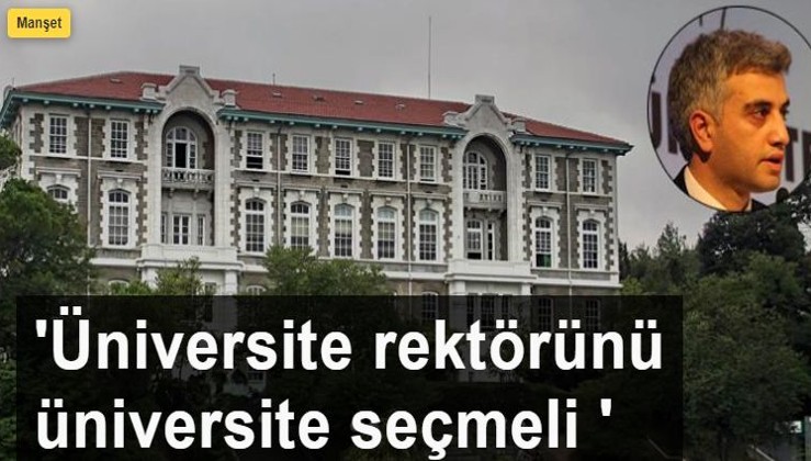 USMER Genel Başkanı Utku Reyhan ilkesel tutumu açıkladı: Üniversite rektörünü üniversite seçmeli