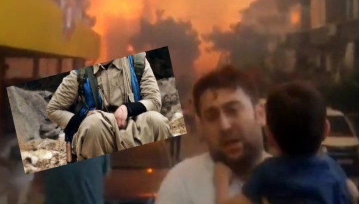 Hatay'daki yangını çıkaran PKK'lı teröristlere övgüye 1 gözaltı